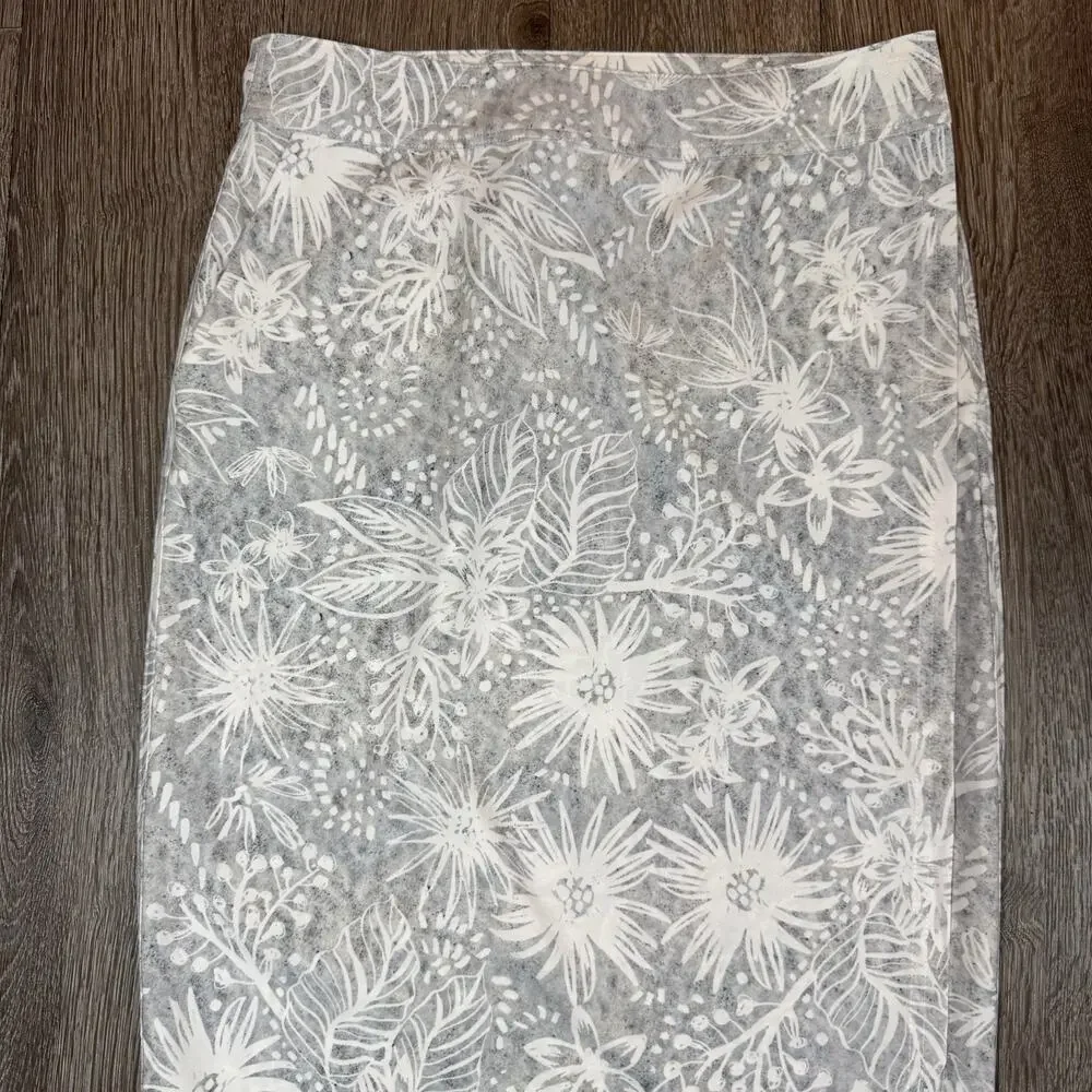 Ripskirt Hawaii Wrap Skirt Length 4 Long Size Small Pockets Gray - Picture 2 of 11
